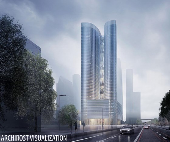 3D  Визуализация: Visualization 15th plot of Moscow city