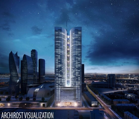 3D  Визуализация: Visualization 15th plot of Moscow city