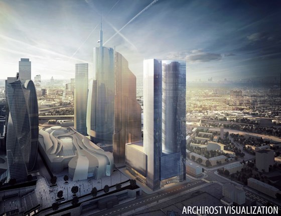 3D  Визуализация: Visualization 15th plot of Moscow city
