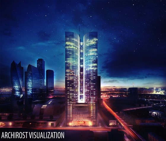 3D  Визуализация: Visualization 15th plot of Moscow city