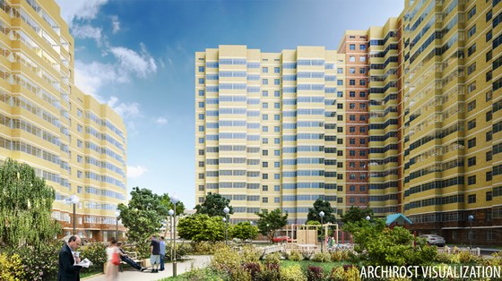 3D  Визуализация: Visualization residential complex  "Vluberzi